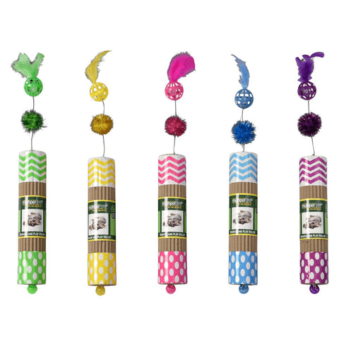 Multipet Cardboard Roller Cat Toys Assorted - Poudre Pet and Feed Supply